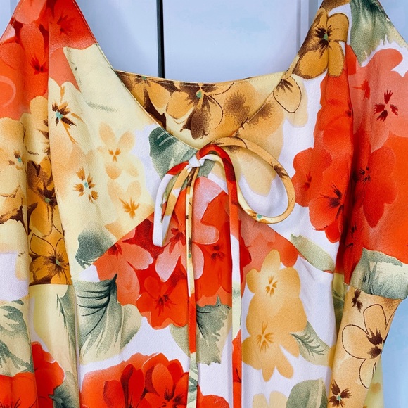 Mint Julep Beach Tropical Flower Vacation 1X Dress - Picture 2 of 6